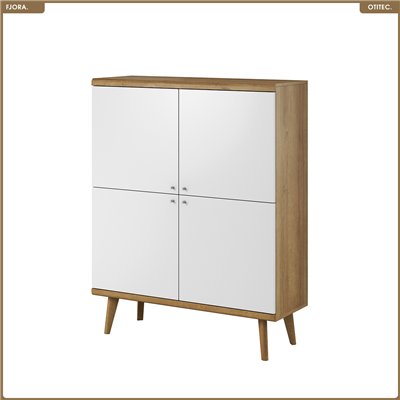 Commode - L.107 x H.134 x P.40 cm - FJORA