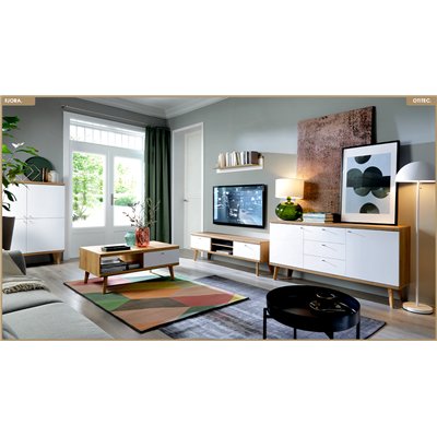 Commode - L.107 x H.134 x P.40 cm - FJORA