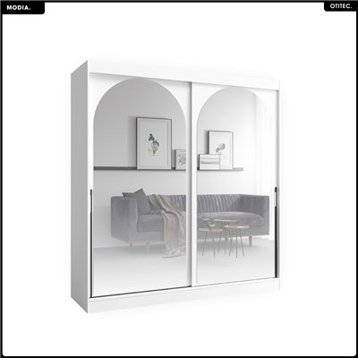 Armoire coulissante - L.200 x H.215 x P.65 - MODIA