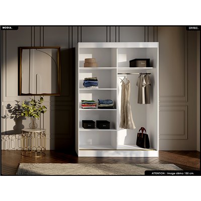 Armoire coulissante - L.200 x H.215 x P.65 - MODIA