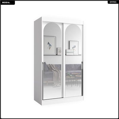 Armoire coulissante - L.120 x H.215 x P.65 - MODIA