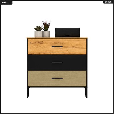 Commode - H.90 x L.92 x P.40 cm - OKU