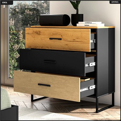 Commode - H.90 x L.92 x P.40 cm - OKU