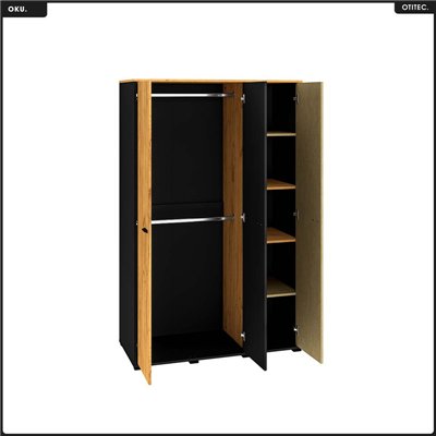 Garde robe - H.190 x L.120 x P.55 cm - OKU