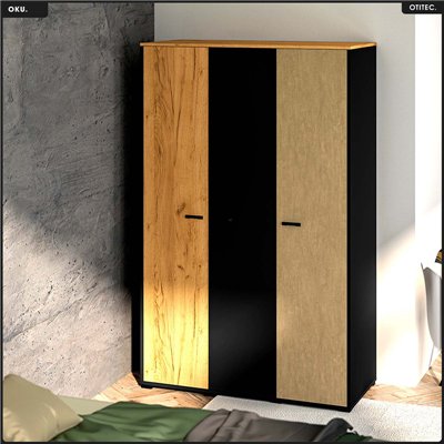 Garde robe - H.190 x L.120 x P.55 cm - OKU