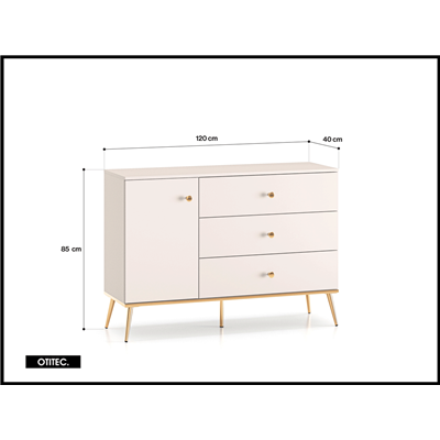 Commode - H.85 x L.40 x L.120 cm - SELGY