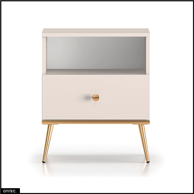 Table de chevet - H.54 x L.34 x L.50 cm - SELGY