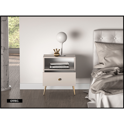 Table de chevet - H.54 x L.34 x L.50 cm - SELGY