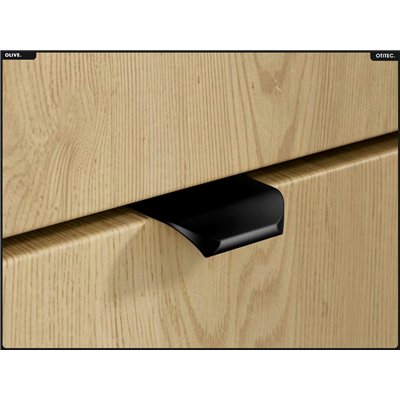 Meuble sous vasque - H.52 x L.120 x P.45 - OLIVE - Chêne