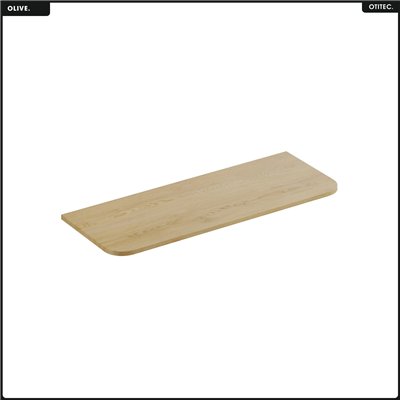 Plan vasque - H.2 x L.120 x P.45 - OLIVE - Chêne
