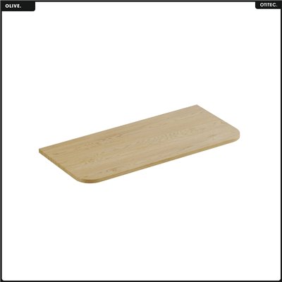 Plan vasque - H.2 x L.100 x P.45 - OLIVE - Chêne