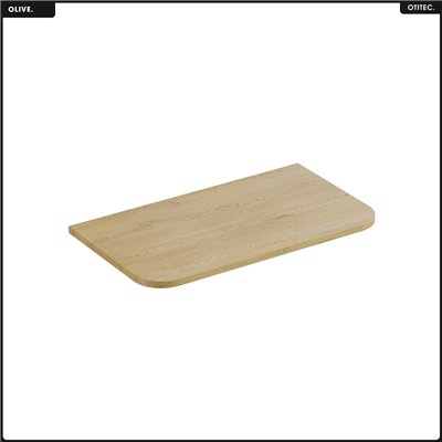 Plan vasque - H.2 x L.80 x P.45 - OLIVE - Chêne