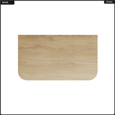 Plan vasque - H.2 x L.80 x P.45 - OLIVE - Chêne