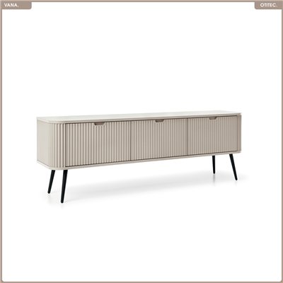 Meuble TV - L.168 x H.56 x P.39 cm - VANA