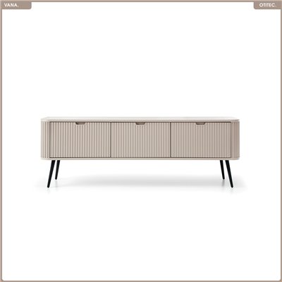 Meuble TV - L.168 x H.56 x P.39 cm - VANA