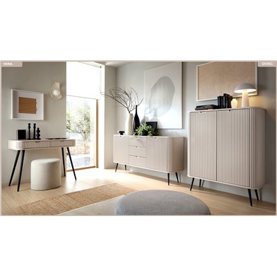 Meuble TV - L.168 x H.56 x P.39 cm - VANA