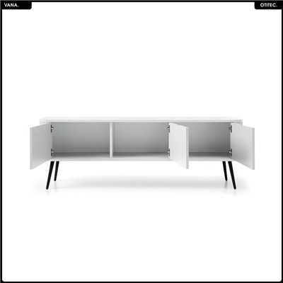 Meuble TV - L.168 x H.56 x P.39 cm - VANA