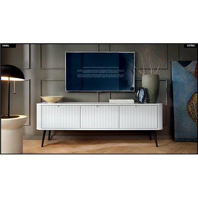 Meuble TV - L.168 x H.56 x P.39 cm - VANA