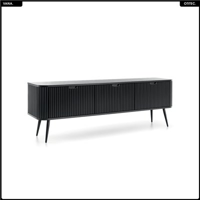 Meuble TV - L.168 x H.56 x P.39 cm - VANA