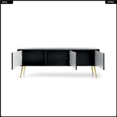Meuble TV - L.168 x H.56 x P.39 cm - VANA
