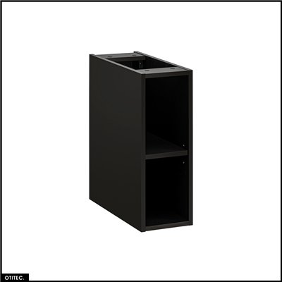 Cube de rangement - 20 x 57 cm - Noir - WOTANIA