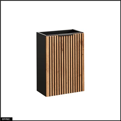 Meuble sous vasque - 20 x 40 cm - 1 porte - Chêne - WOTANIA