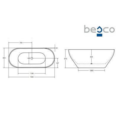 MOYA - Baignoire ilot
