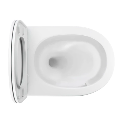 kopia OTTAWA - Cuvette de WC murale avec abattant frein de chute, 49 x 37 cm