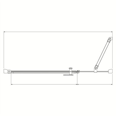 NEW SOLEO -  battante simple avec mur supplémentaire