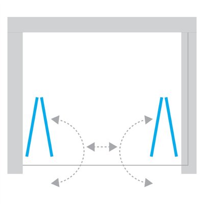 copia de copia de copia de copia de NEW SOLEO - porte de douche battante simple