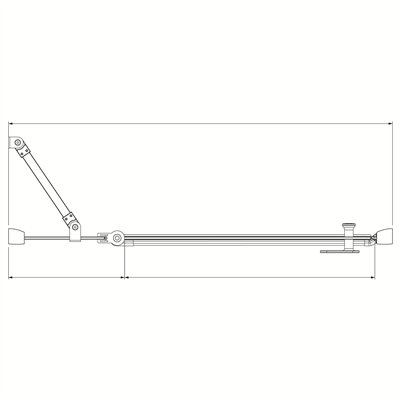 NEW SOLEO -  battante simple avec un mur charnière