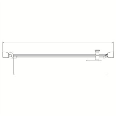 NEW SOLEO - porte de douche battante simple