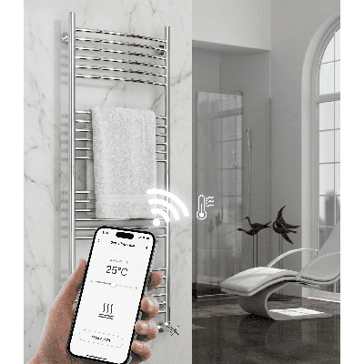 Sèche-serviettes électrique - Avec thermostat connecté - BOHEMIA ARC