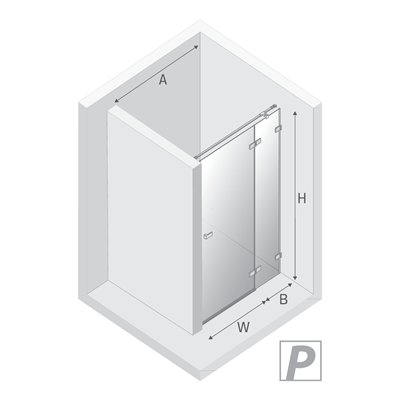 AVEXA - Porte de douche