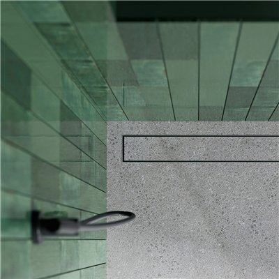 Kopie van Écoulement linéaire de douche avec grille pleine,