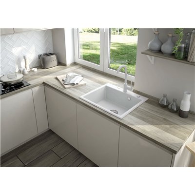 Évier en granit 1 cuve - 60 x 52 x 21 - ANDANTE