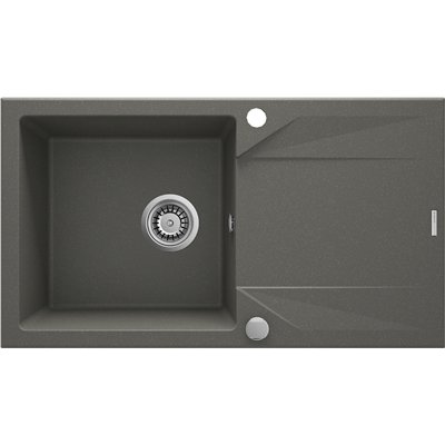 Évier en granit 1 cuve avec égouttoir - 78 x 44 x 19 - EVORA