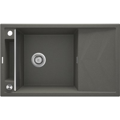 Évier en granit 1 cuve avec égouttoir - 82 x 50 x 21 - MAGNETIC