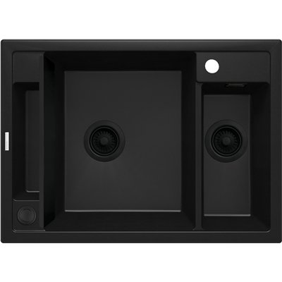 Évier en granit 1,5 cuve sans égouttoir - 69 x 50 x 21 - MAGNETIC