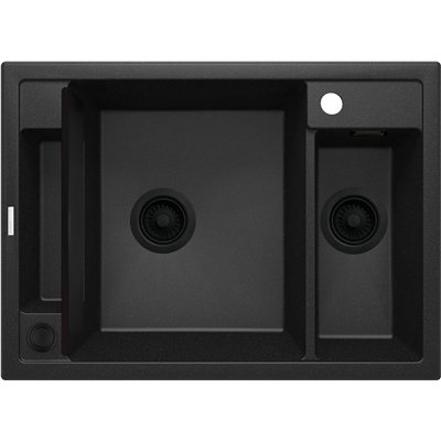 Évier en granit 1,5 cuve sans égouttoir - 69 x 50 x 21 - MAGNETIC