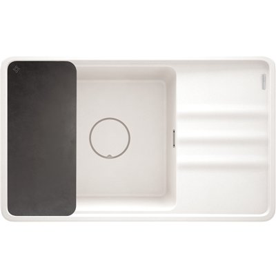 Évier en granit 1 cuve avec égouttoir - 82 x 50 x 23 - MOMI