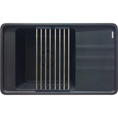 Évier en granit 1 cuve avec égouttoir - 82 x 50 x 23 - MOMI