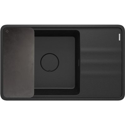 Évier en granit 1 cuve avec égouttoir - 82 x 50 x 23 - MOMI