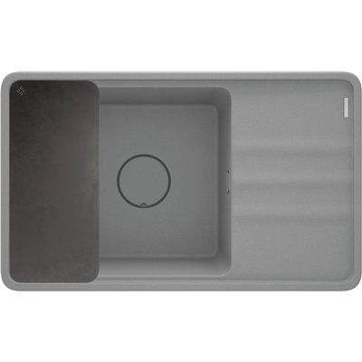 Évier en granit 1 cuve avec égouttoir - 82 x 50 x 23 - MOMI