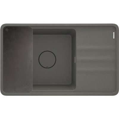 Évier en granit 1 cuve avec égouttoir - 82 x 50 x 23 - MOMI