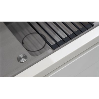 Évier en granit 1,5 cuve sans égouttoir - 60 x 52 x 23 - MOMI