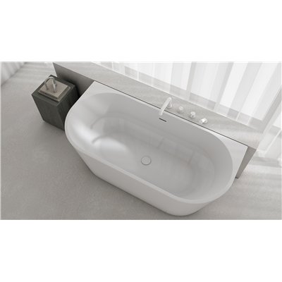 Mitigeur de bain 4 trous avec ensemble de douche- Collection SILIA