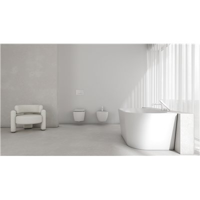 Mitigeur de bain 4 trous avec ensemble de douche- Collection SILIA