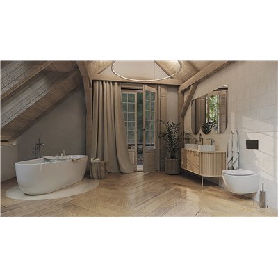 Mitigeur de bain autoportant avec ensemble de douche- Collection SILIA