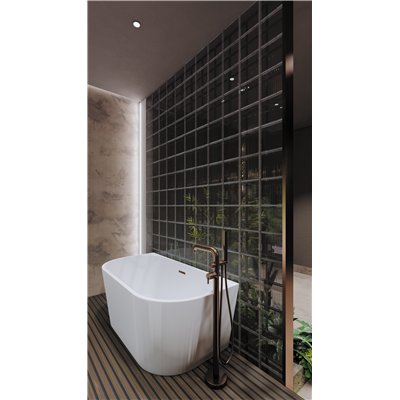 Mitigeur de bain autoportant avec ensemble de douche- Collection SILIA